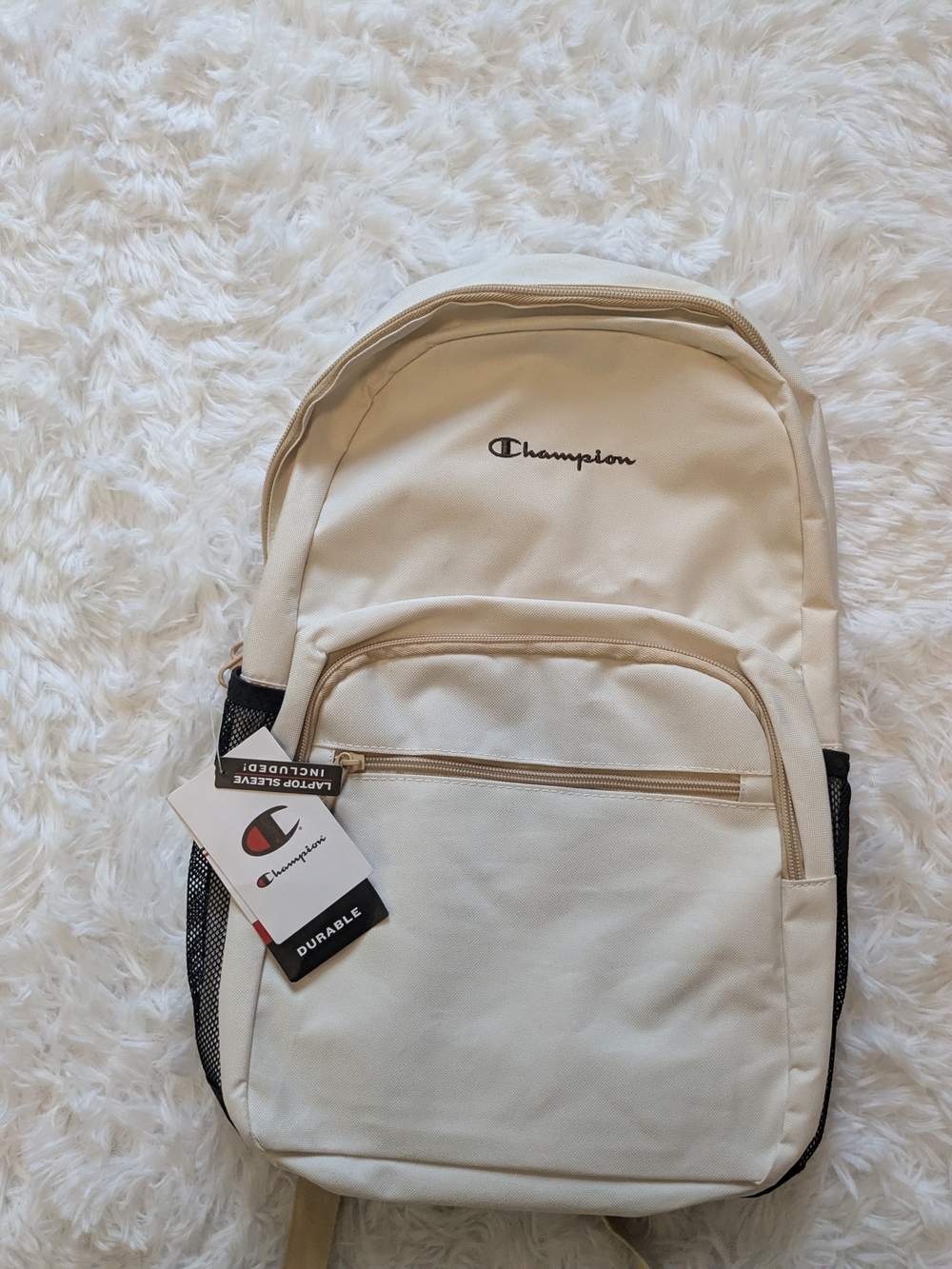 Champion Cream and Brown Everyday Backpack - Picture 8 of 14